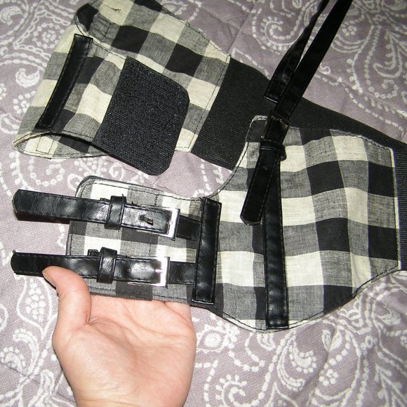 NWOT size SM Checkered Underbust Harness - Picture 12 of 16